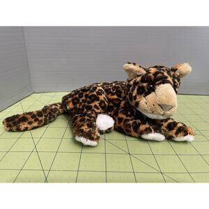 Tangerine Press Leopard Laying 10” Jungle Cat Kitten Plush Stuffed Animal